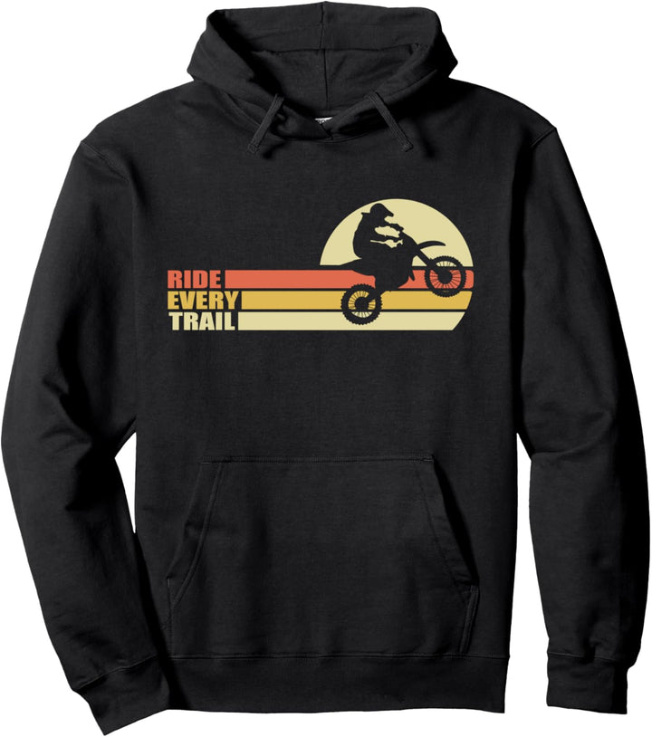 Motorcross "Ride Every Trail" Motorsport Pullover Hoodie