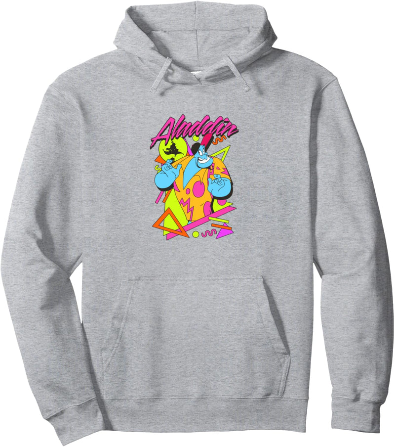 Disney Aladdin Genie In A Shirt Retro Abstract Pullover Hoodie