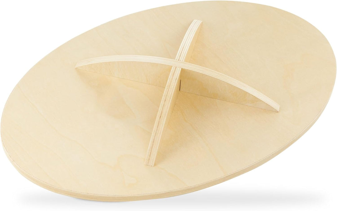 Mamabrum, Holzbalancierbrett mit Labyrinth mit Kugeln - Balance-Schaukeln, Labyrint, Zwei Bunte Kuge