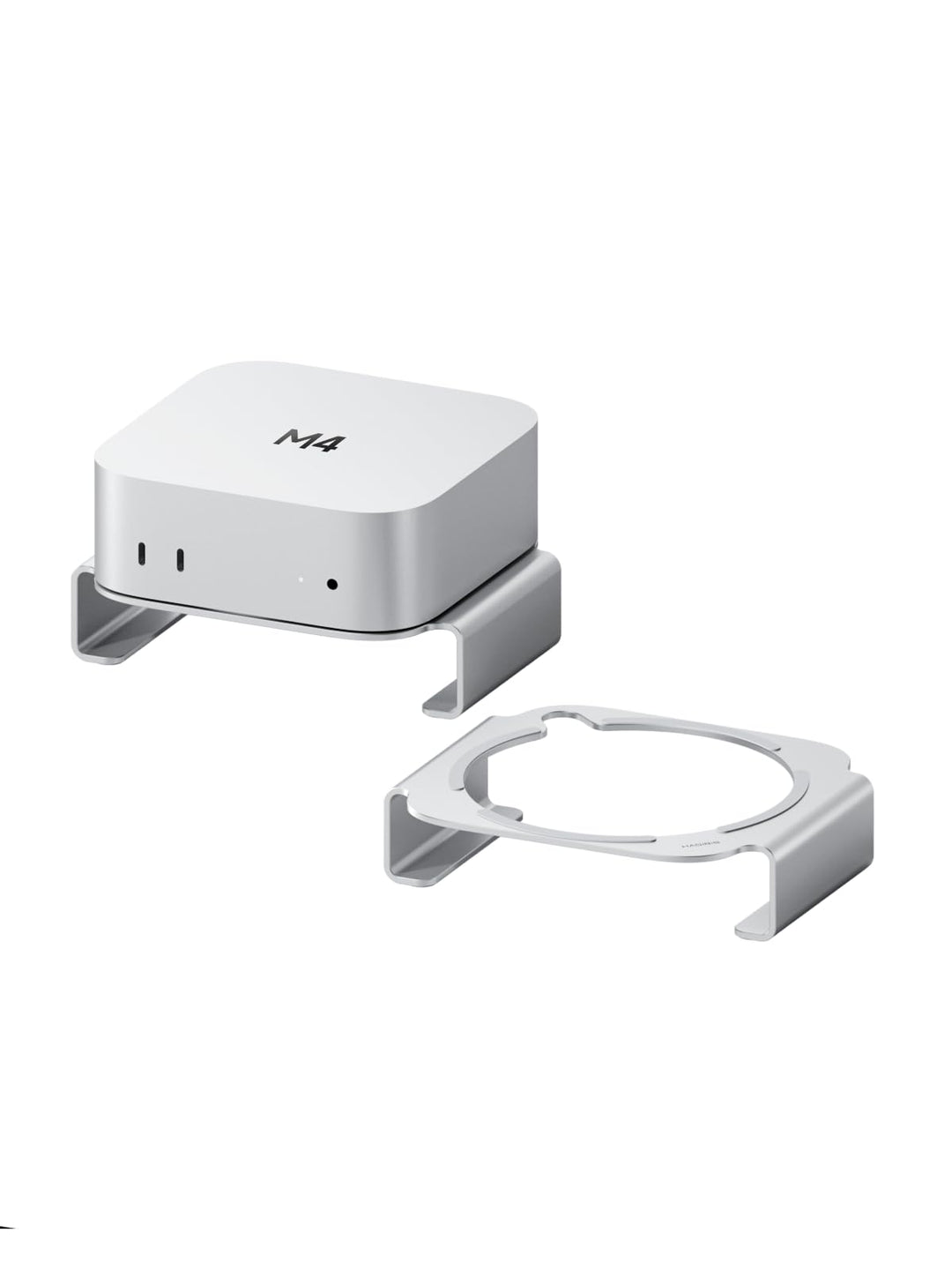 Hagibis Mac Mini M4 Ständer Aluminiumlegierung Halterung für Mac Mini M4/M4 Pro 2024 Belüftung Wärme
