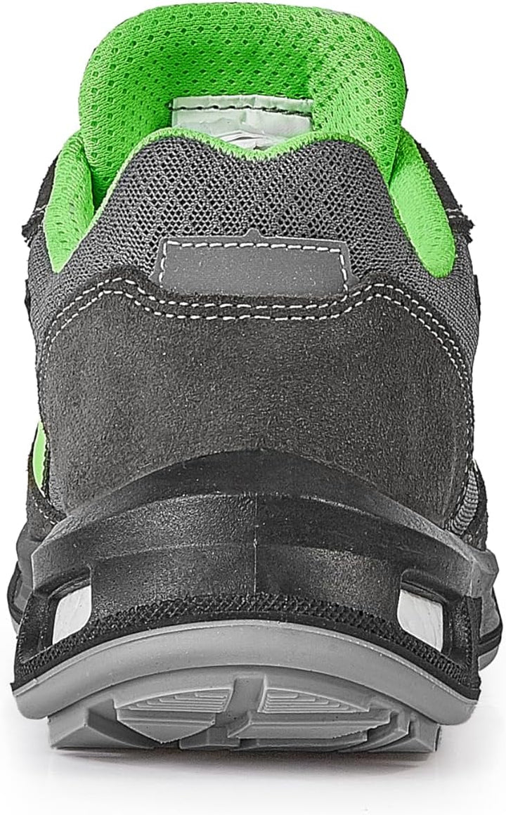 U-Power Red Lion Point, Unisex-Sicherheitsschuhe, leichte, flexible, pannensichere Lederturnschuhe,