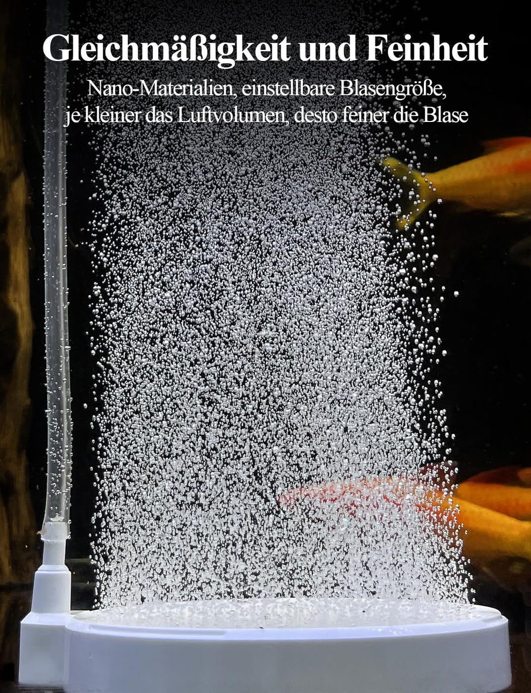 boxtech Aquarium Luftstein,Sauerstoff Stein Nano Bubble Air Stone (130 MM), 130 MM