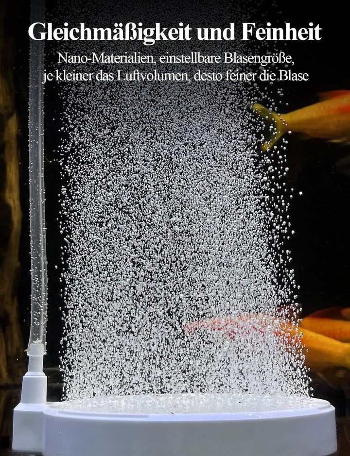 boxtech Aquarium Luftstein,Sauerstoff Stein Nano Bubble Air Stone (130 MM), 130 MM