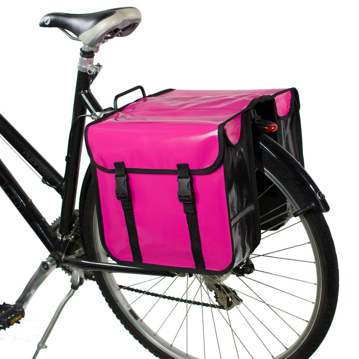 BikyBag Classic CW – wasserdichte Fahrrad-Doppeltasche, Fahrradtasche, Fahrrad, Pendler, Einkaufstas