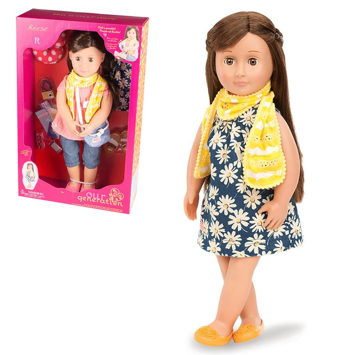 Our Generation 44284 18" Poseable Doll, Reese