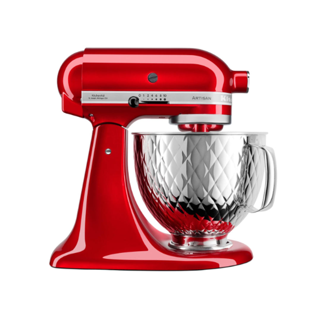 Kitchenaid Artisan 4, 8 L Standmixer 5KSM156 Guilted Schale Candy Apple-ECA