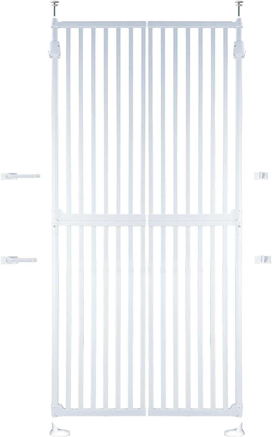 Absperrgitter Treppenschutzgitter weiss 86-96cm 180cm Hoch