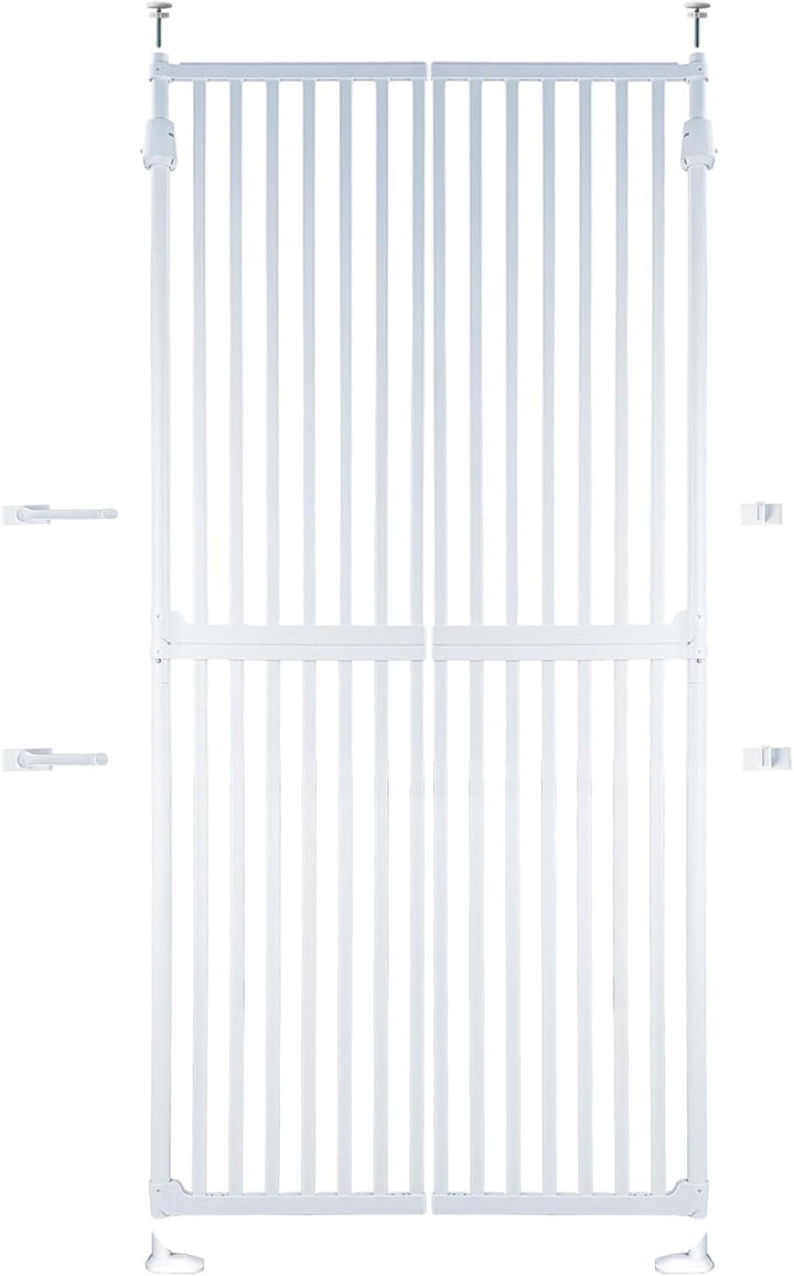 Absperrgitter Treppenschutzgitter weiss 86-96cm 180cm Hoch