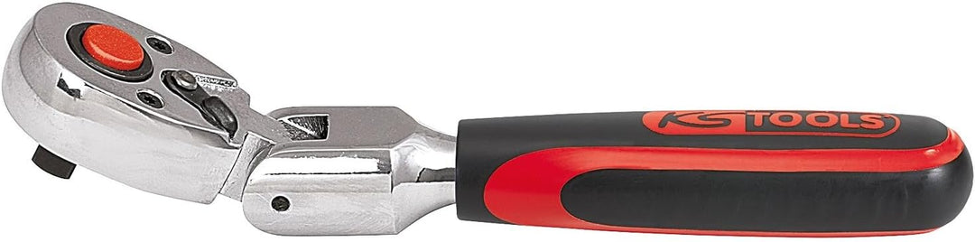 KS Tools 918.0613 1/4 Zoll CHROMEplus Steckschlüssel-Satz | inklusive Umschaltknarre, 72-Zahn | hoch