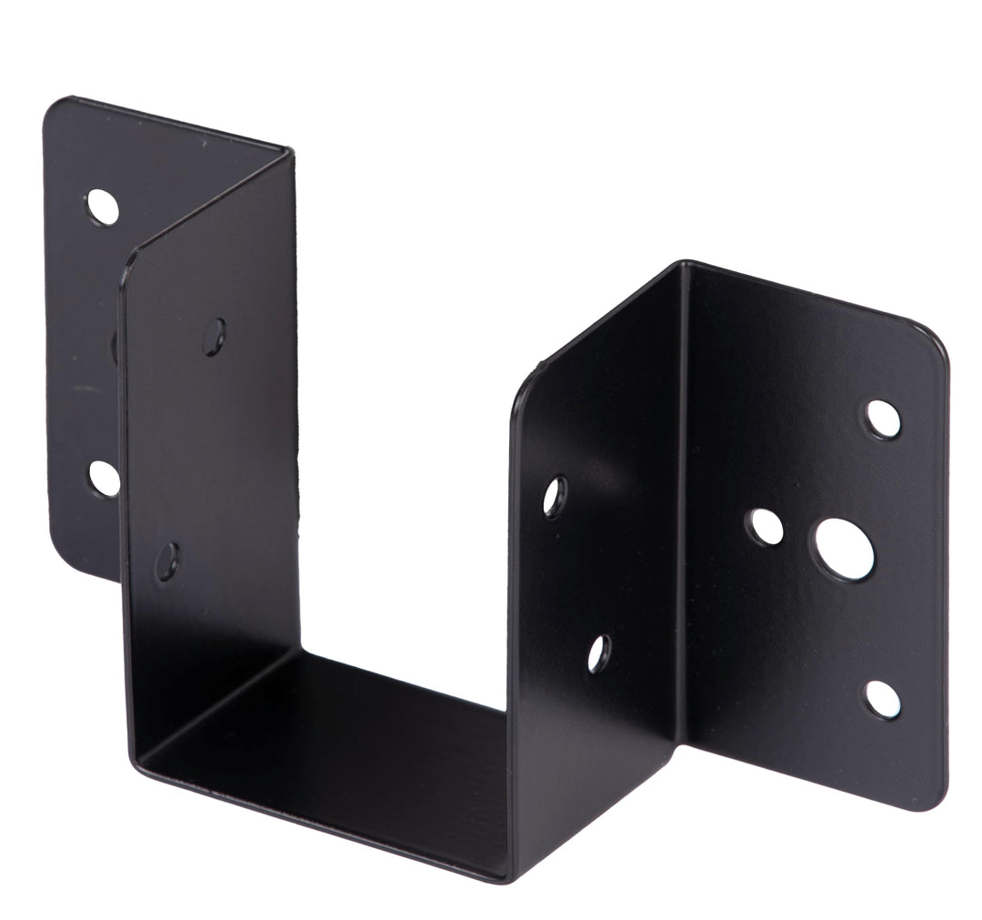 Alberts 329587 Balkenschuh leicht - schwarz - kunststoffbeschichtet - 46 x 66 mm