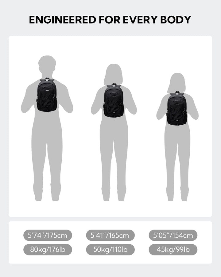 WATERFLY Rucksack Klein Wanderrucksack 12L: Leicht Tagesrucksack Mini Sport Backpack Outdoor Daypack