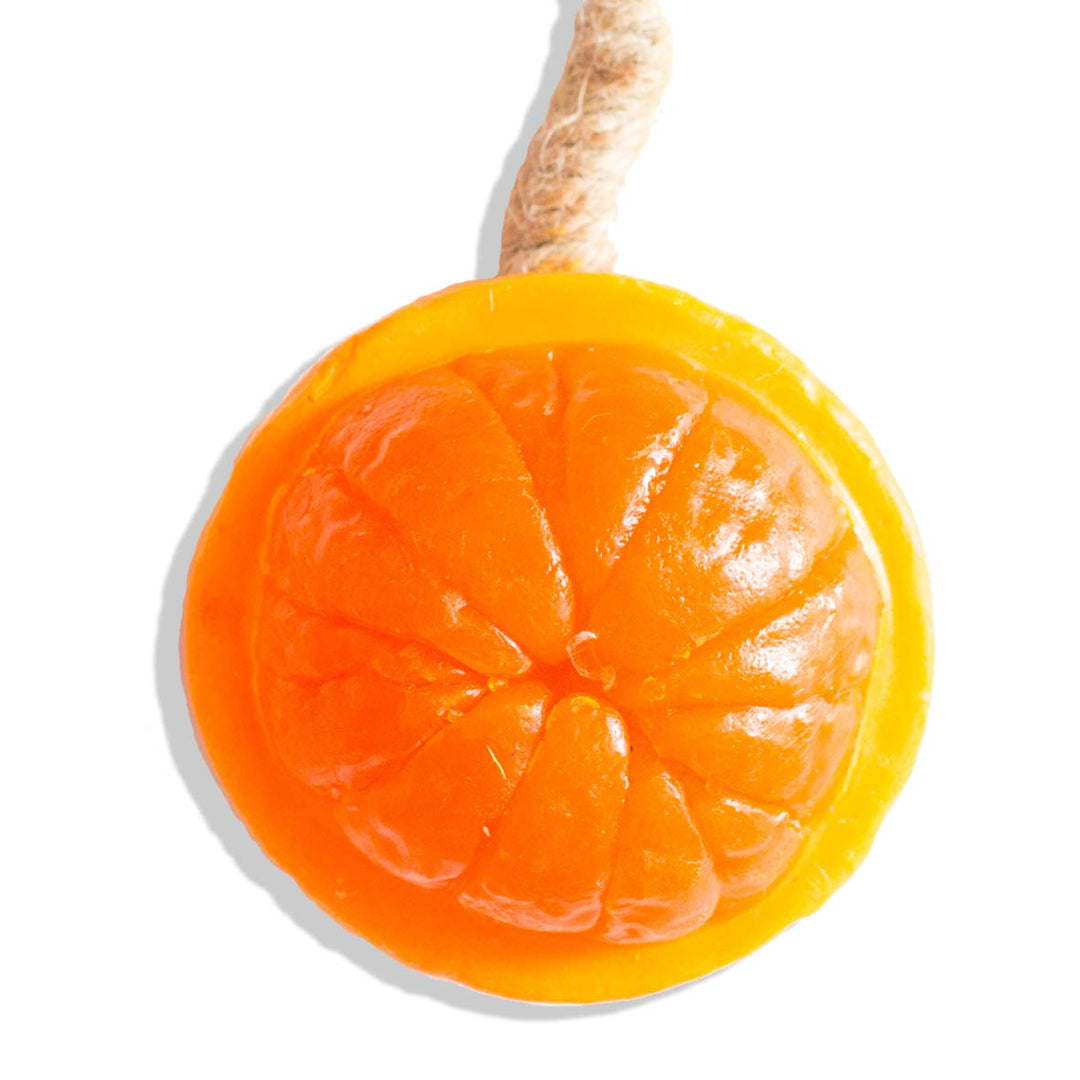 LABOTE Handgemachte thailändische Bio Naturseife Orange mit typischem Duft, 5 Stück, Orange