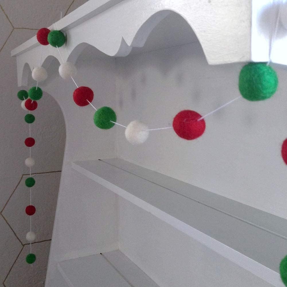 Filz Wollball 2cm 80pc Weihnachten Wollball Party Dekor DIY Benutzerdefinierte Filz Ball Home Decor