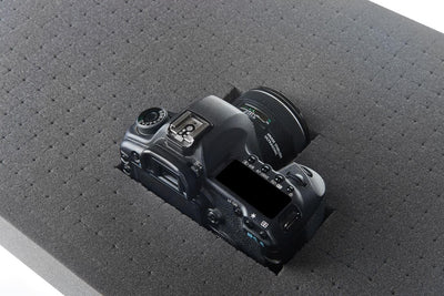 500mm x 350mm x 45mm - Rasterschaumstoff Würfelschaum Werkzeugkoffer Kamerakoffer Schaumstoff B, B