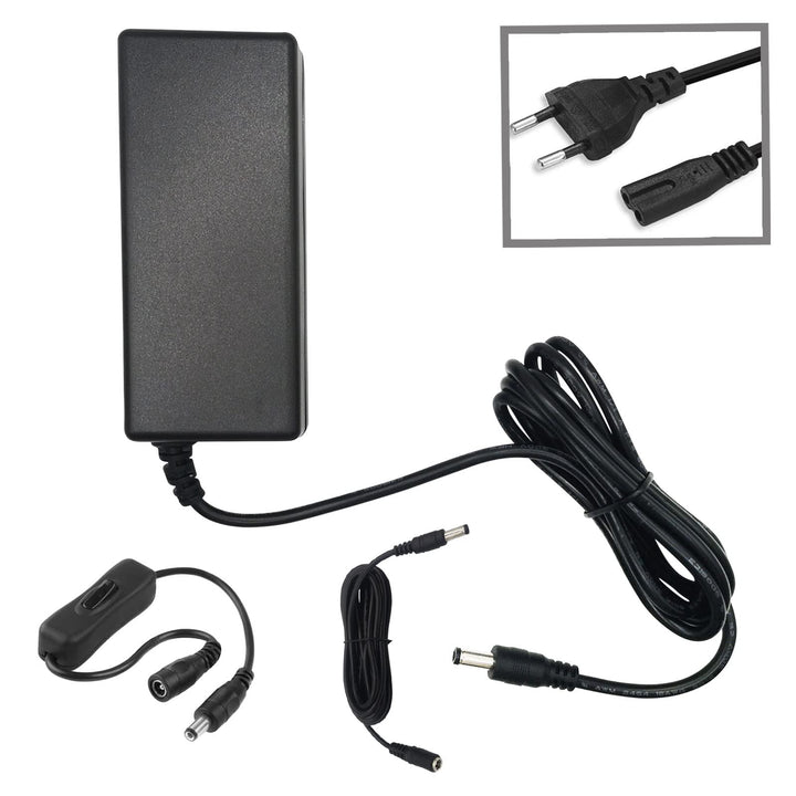 MyVolts 12V EU-Netzteil kompatibel mit Reloop Mixon 4 DJ Controller - mit Verlängerungskabel und Inl