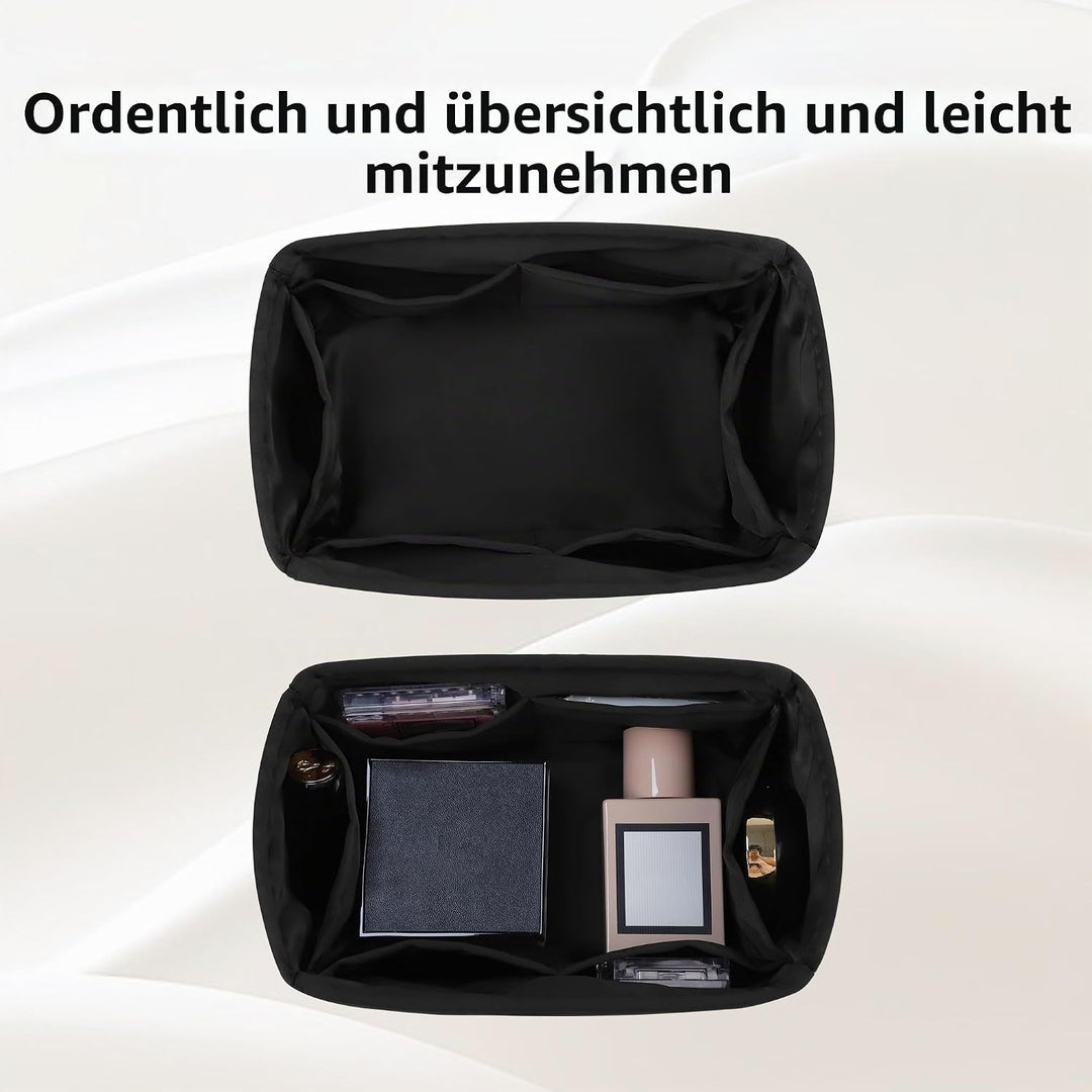 DGAZ Handtaschen Organizer Einsatz, Seide Handtaschenorganisator für LV Speedy Nano/20/25/30/35/40/4