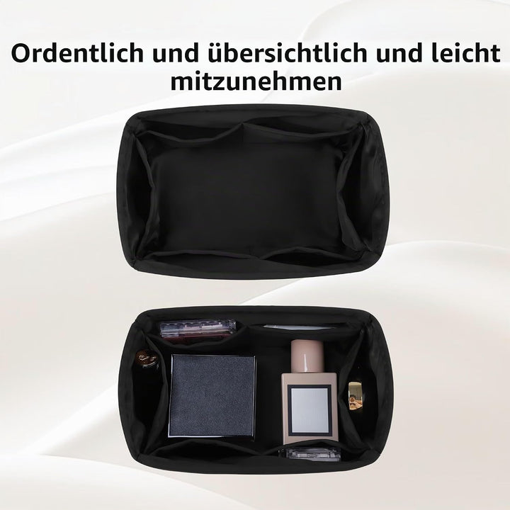 DGAZ Handtaschen Organizer Einsatz, Seide Handtaschenorganisator für LV Speedy Nano/20/25/30/35/40/4