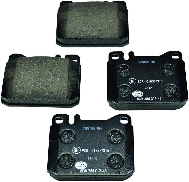 HELLA PAGID 8DB 355 017-431 Bremsbelagsatz - T4113 - Dicke/Stärke: 17.5mm - Bremssystem: Teves - für