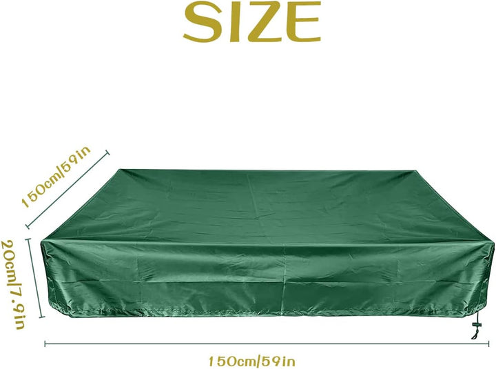 Sandkasten Abdeckung Wasserdicht 210D Oxford-Stoff Abdeckung Sandkasten Staubdicht Abdeckplane Sandk