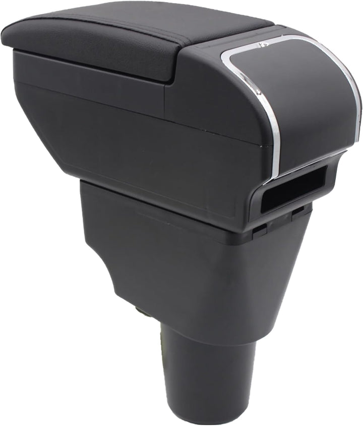 KAERGK Auto Armlehne für Kia Picanto 2006-2019 Doppelschicht Mittelkonsole Grosse Aufbewahrungsbox m