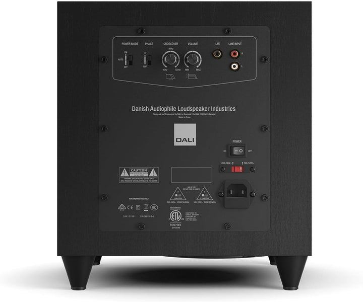 Dali Subwoofer Sub C-8 D Schwarz Esche Schwarz, Esche Schwarz