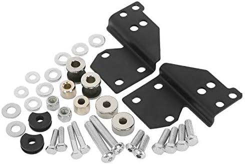 Sissy Bar + Gepäckträger + Docking-Kit für Harley Davidson Street Glide 06-08 schwarz