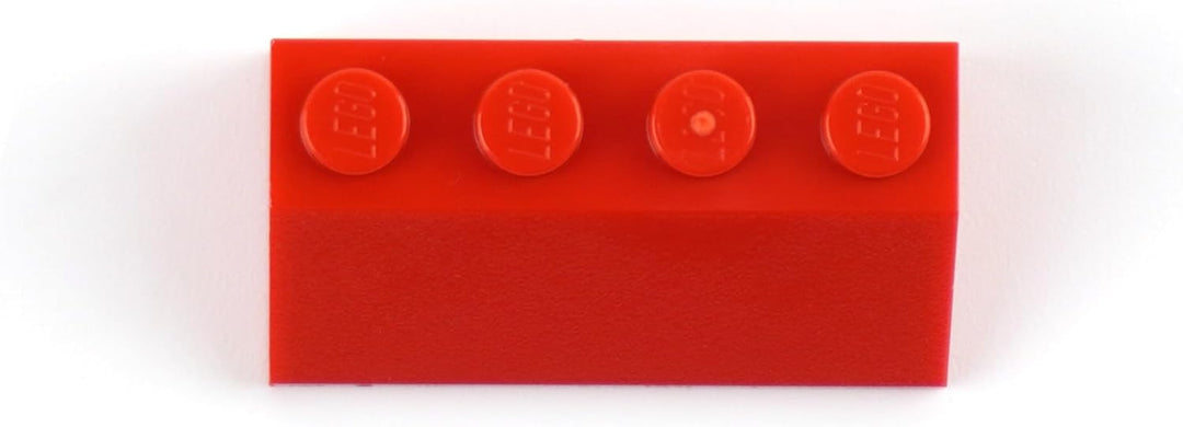 LEGO® 2x4 Dachsteine Schrägsteine Rot 100 Stück Haus Dach - Bausteine für kreative Konstruktionen -