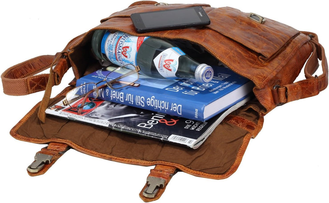 Greenburry Billy the kid James Messengertasche Mittelbraun, Mittelbraun
