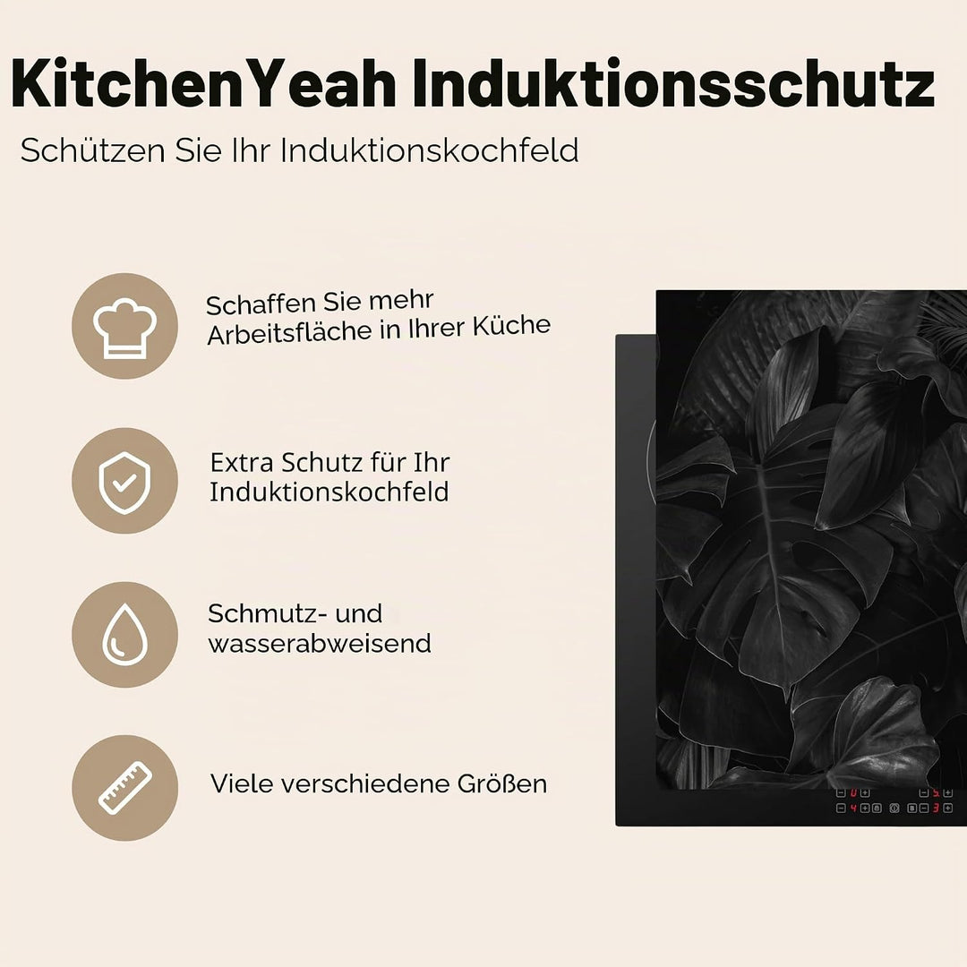 Herdabdeckplatte Einteilig Ceranfeld Abdeckplatte für Induktionsschutz Ceranfeldabdeckung Vinyl Herd
