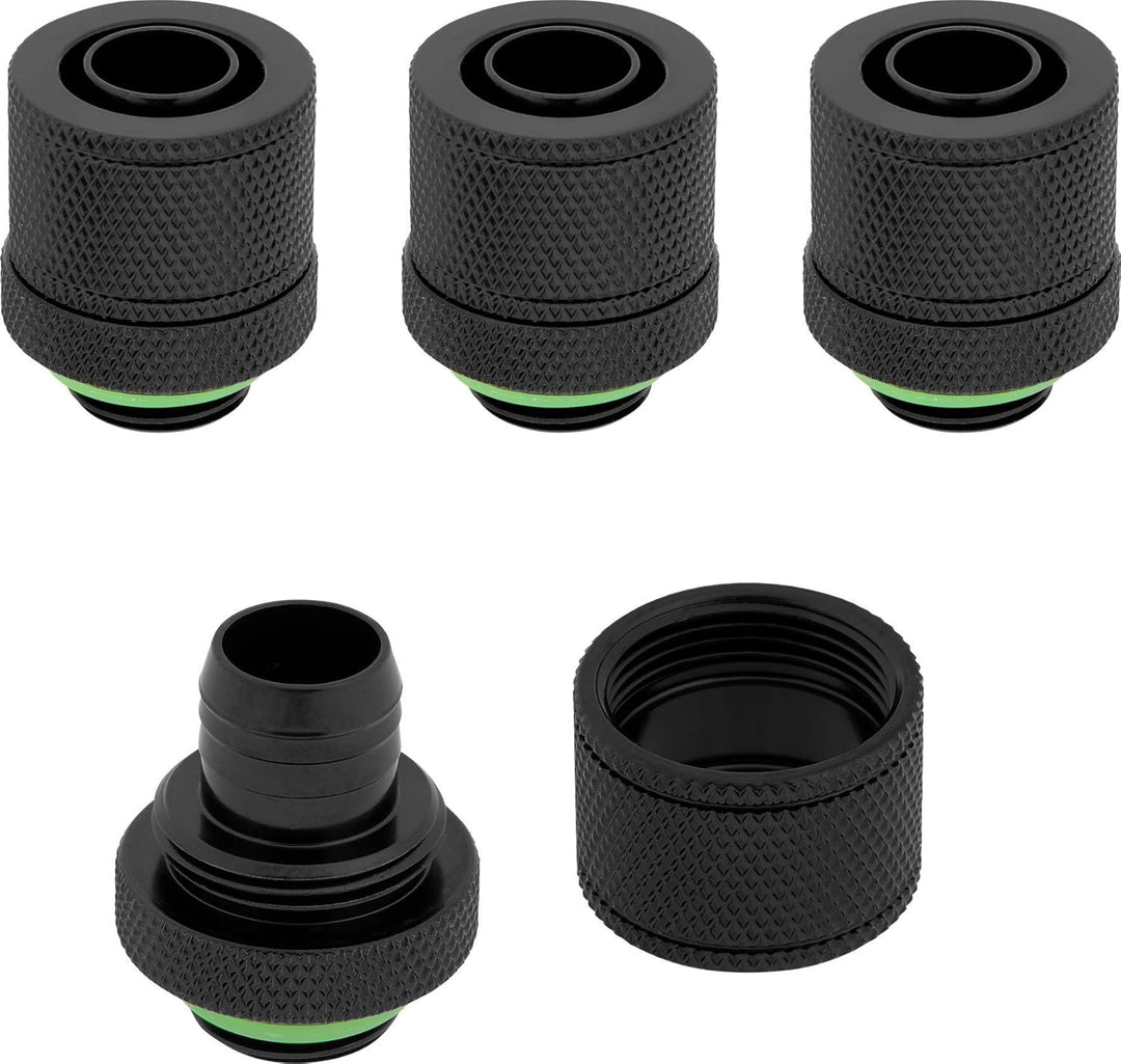 Corsair Hydro X Series XF Kompressions anschluss (AD/ID 10/13mm (1/2 Zoll/3/8 Zoll), Viererpack, G1/