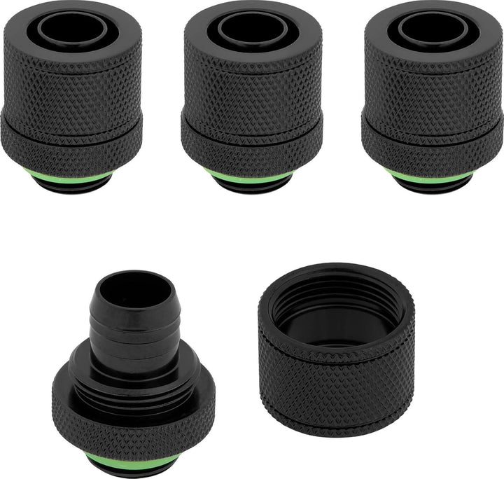 Corsair Hydro X Series XF Kompressions anschluss (AD/ID 10/13mm (1/2 Zoll/3/8 Zoll), Viererpack, G1/