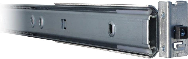 Inter Tech 88887220 Teleskopschienensatz mit Variabler Einbautiefe von 500-800 mm Silber