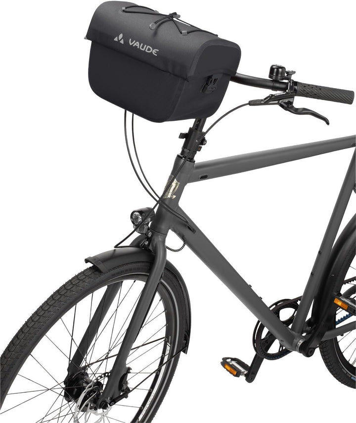 VAUDE Fahrrad Lenkertasche Aqua Box, 6 Liter Volumen, wasserdicht verschweisst Einheitsgrösse Schwar