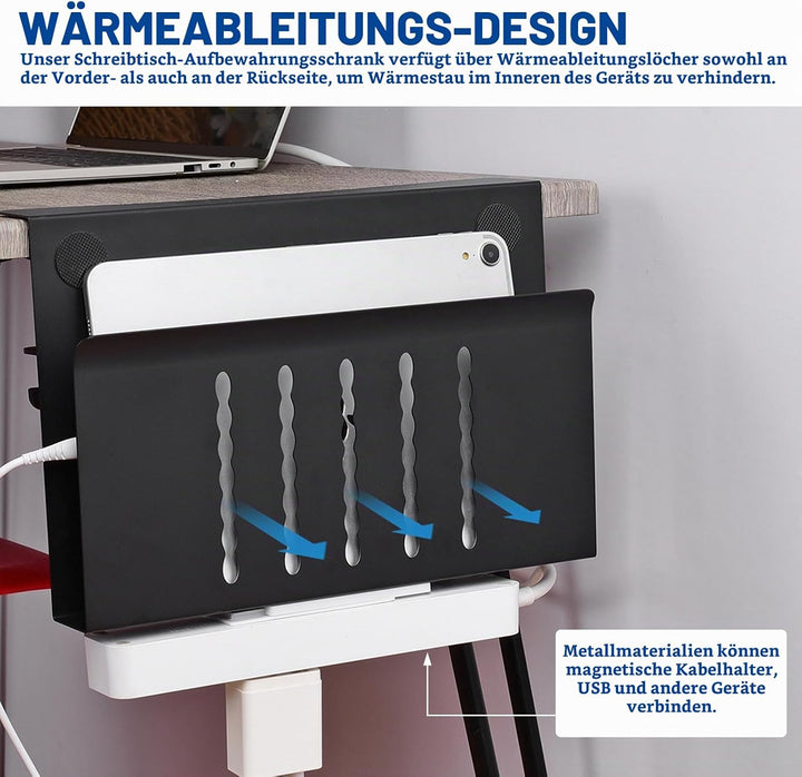 Desk Side Storage, Schreibtisch Seitenaufbewahrung, Pc Halterung Seite Schreibtisch, Wandhalterung F