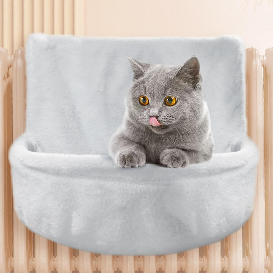 Katzenhängematte Mit Stuhllehne | Stabile Katzen-Hängematte | Plüsch Katzen Heizungsliege Mit Langle