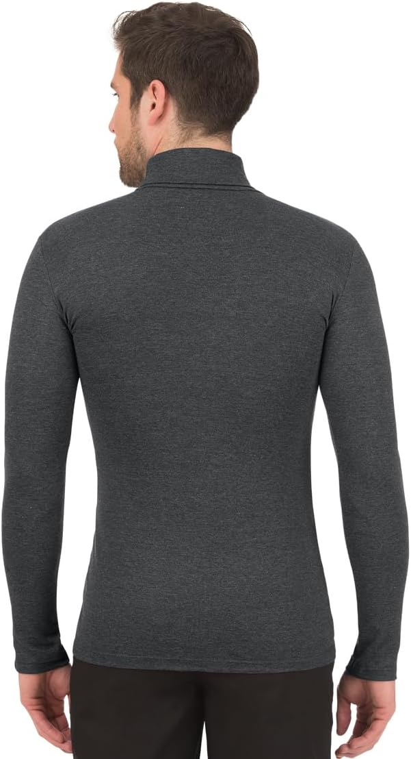 TRIGEMA Rollkragenshirt XS Anthrazit-melange, XS Anthrazit-melange