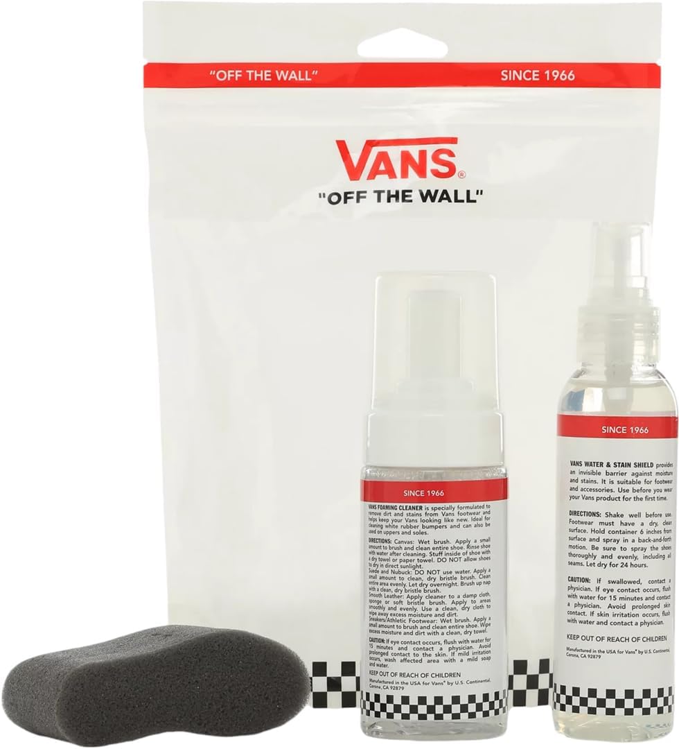 Vans Unisex Adult Shoe Care Canvas KIT-GLOBAL Schuhpflege-Set, White