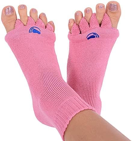 Happy Feet Original Fuss Ausrichtung Socken mit Trenner ROSA, M