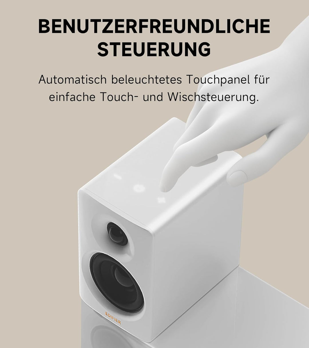 Edifier M60 Multimedia-Lautsprecher Bluetooth 5.3, 66W RMS, Hi-Res Audio & Hi-Res Wireless Audio, LD