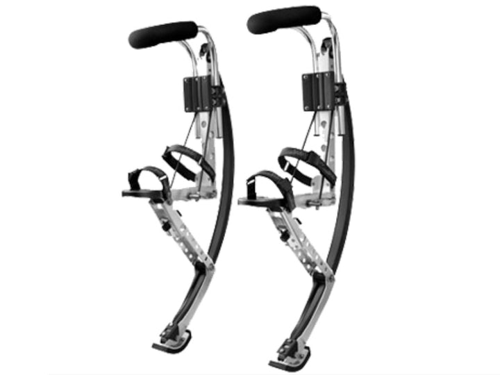 Skyrunner Känguru-Schuhe für Erwachsene (70-90 kg) Hüpfschuhe (schwarz)