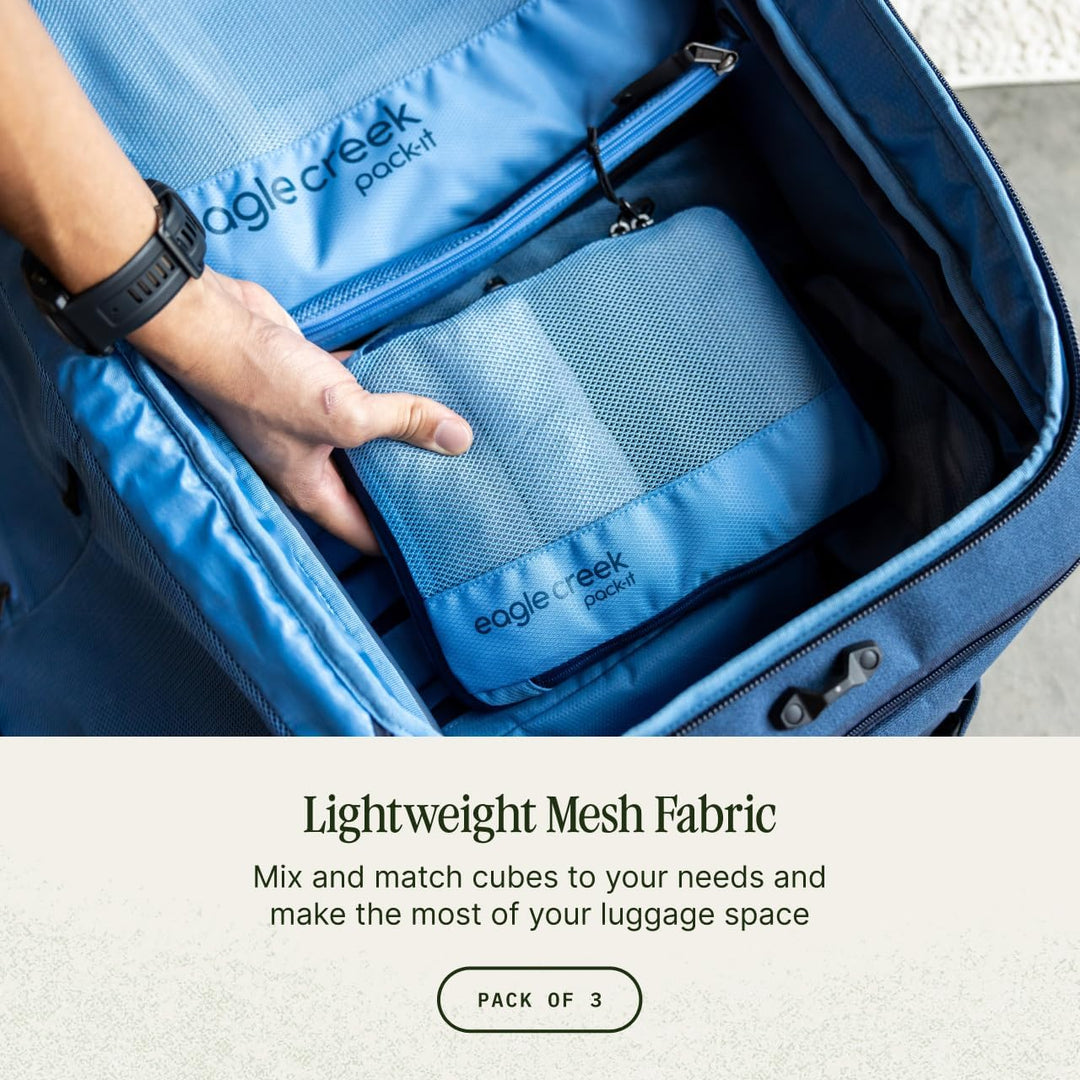 eagle creek Pack-It Reveal Cube Set XS/S/M Blue Dawn Blue Dawn - Reveal, Blue Dawn - Reveal