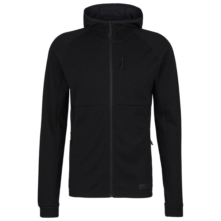 Stoic Herren Merino260 StadjanSt. Hoody Merinohoodie Full-Zip Kapuzenpullover XS Schwarz, XS Schwarz
