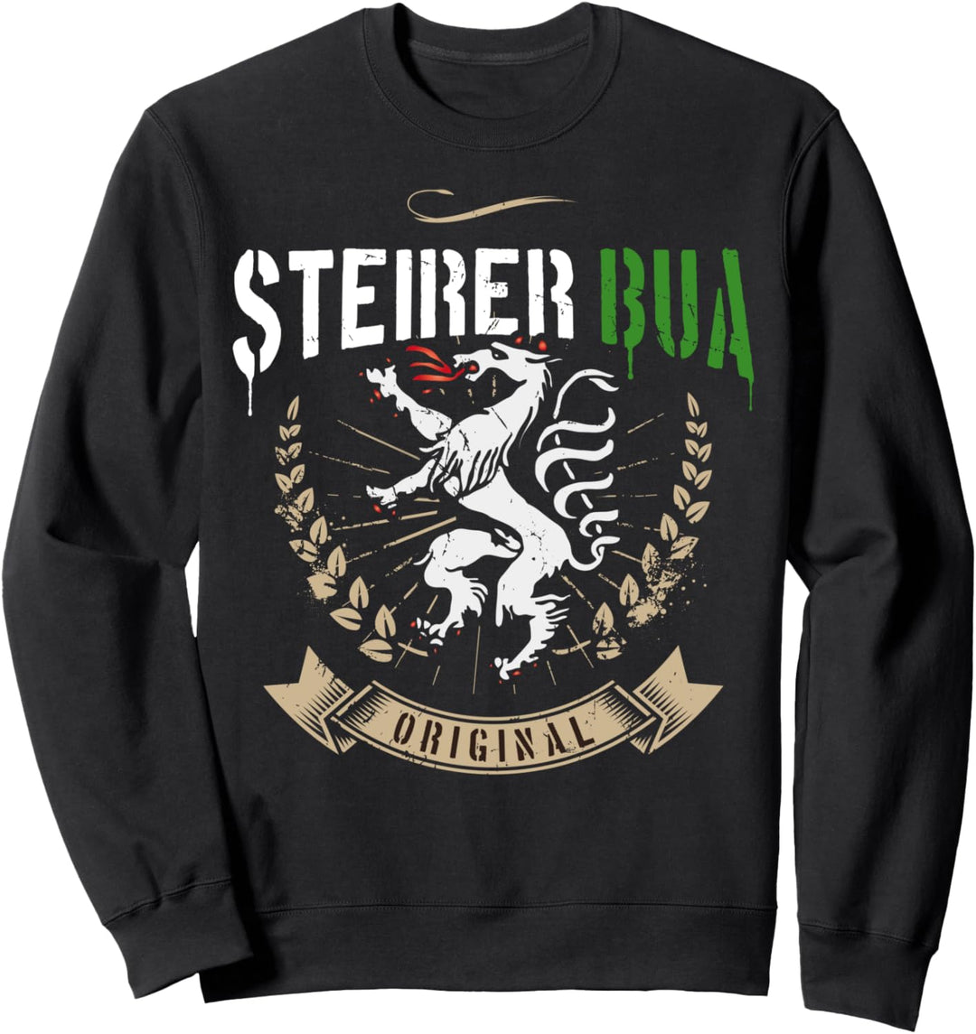 Steirer Bua Steiermark Wappen Panther Steirerbua Steirabua Sweatshirt
