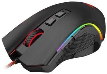 Redragon M607 Griffin Gaming Mouse, Pixart PMW3212 7200 DPI Optical Sensor, RGB Customizable Lightin
