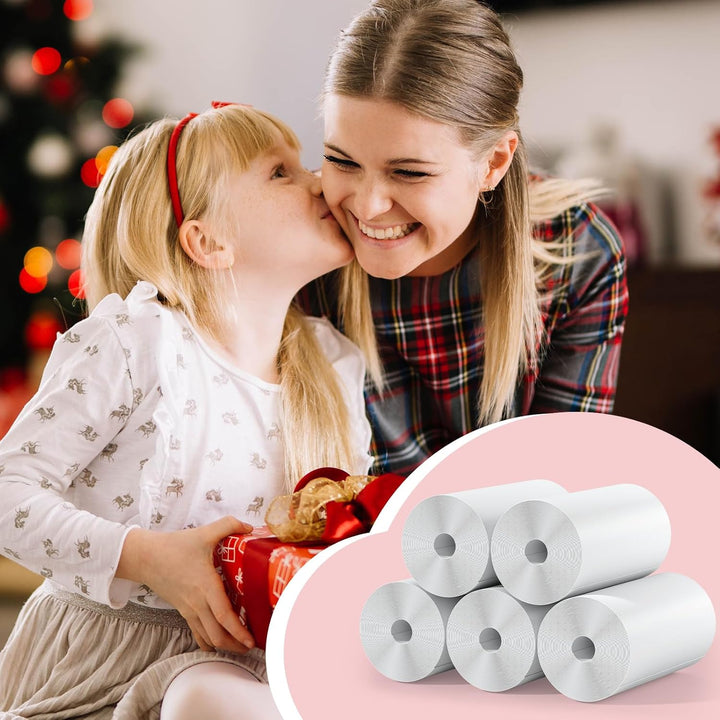 GREENKINDER 5 Rollen Druckpapier für Kinderkamera, Sofortdruck Thermopapier, Nachfüllpapier für Kind