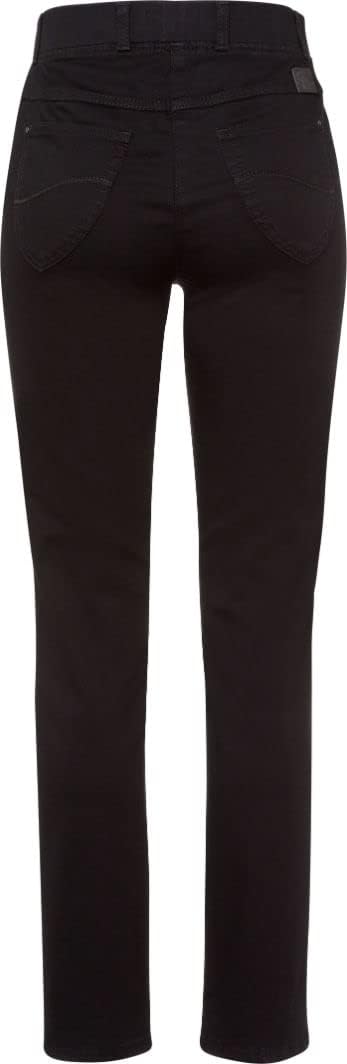 Raphaela by Brax Damen Jeans Style Lavina Rundum Schlupf Denim Super Slim 38 Schwarz, 38 Schwarz