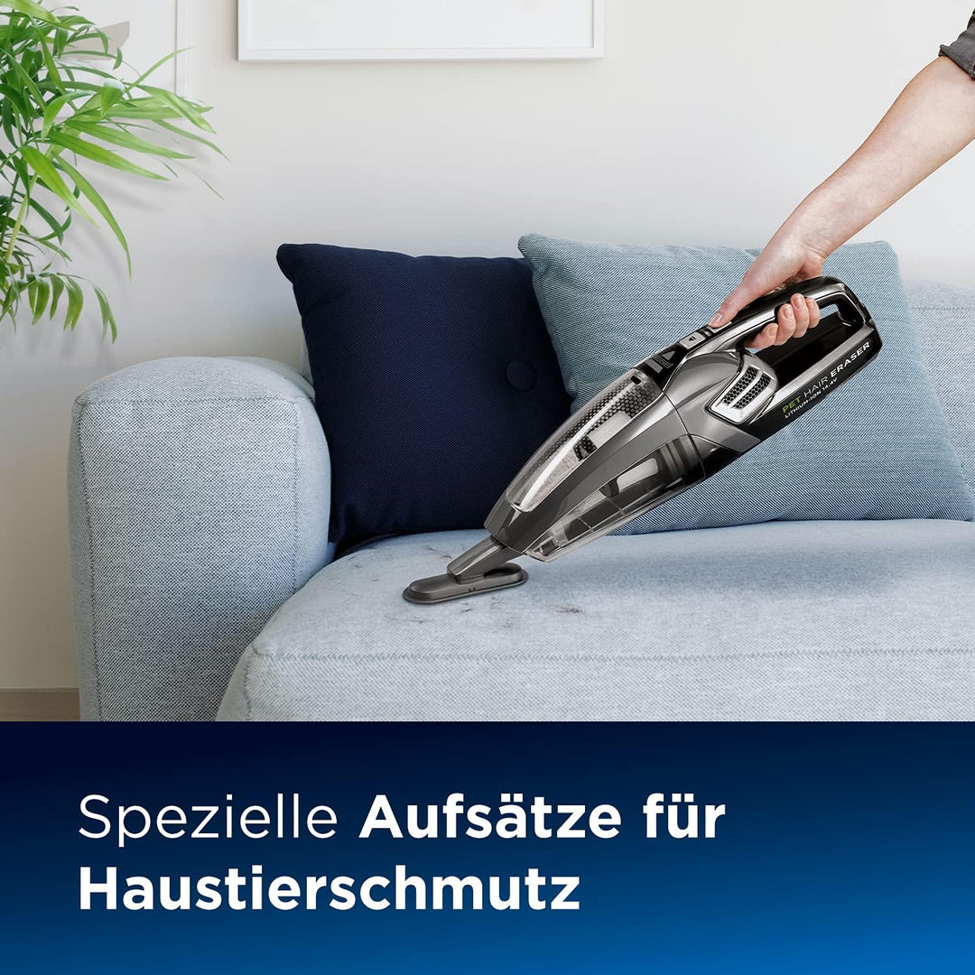 Bissell Pet Hair Eraser | Kabelloser Handstaubsauger | Rotierende Bürstenrolle | 14.4V | Bekämpft Ti