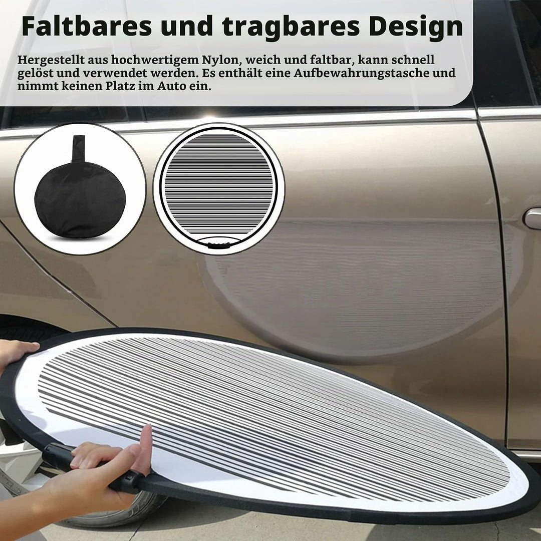 Dellensegel, Dellen Reflektor Kfz, Dellen Reflektor, (80cm) | Dellenreflektorboard, für Die Karosser