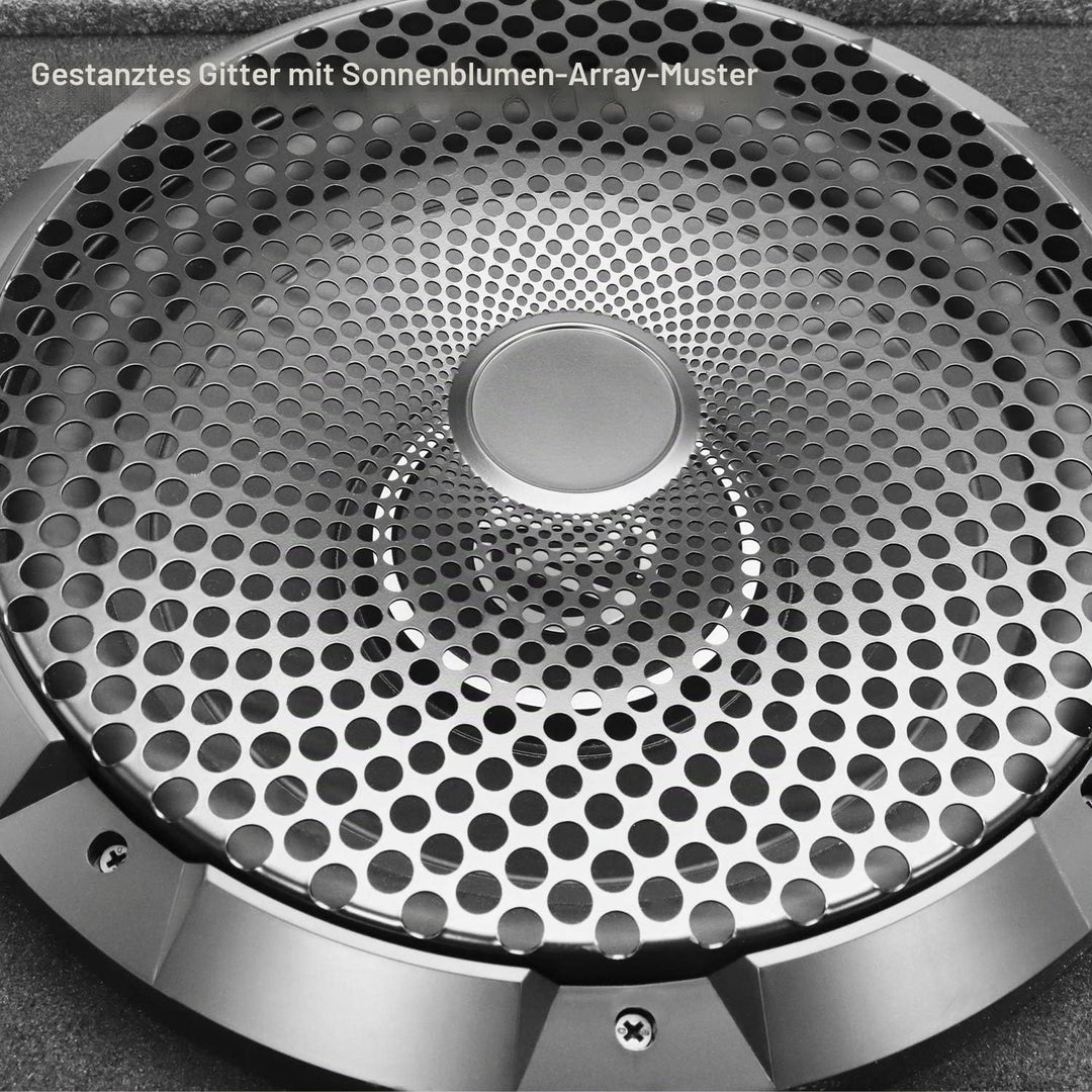 RECOIL 8-Zoll（20 cm ） Subwoofer-Gitter aus schwarzem Stahlgeflecht mit hohem Hub (SG-8) 8 Zoll, 8 Zo