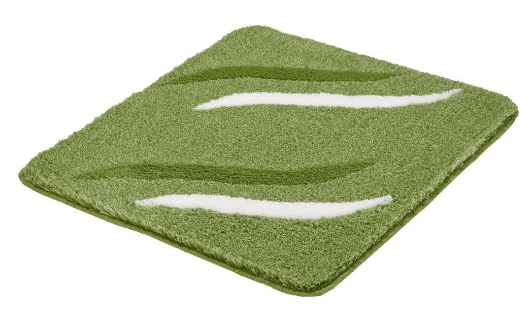 Kleine Wolke Badteppich Florenz, Kiwigrün, 55 x 65 cm Grün 55 x 65 x 2 cm, Grün 55 x 65 x 2 cm